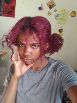 Anyways The 2 Puffs W The Purple Hair Make Me Look Like Some Kind