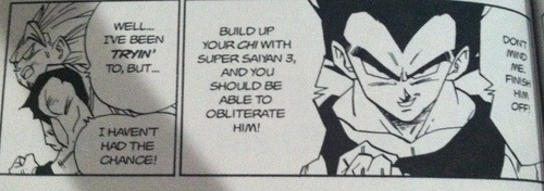 vegeta says goku