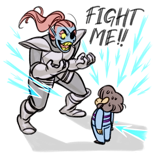 mtt-brand-undertale:Undyne and her inability to pick an...