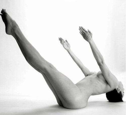 Monika Werner, co-founder of NYC first mixed-gender naked yoga...