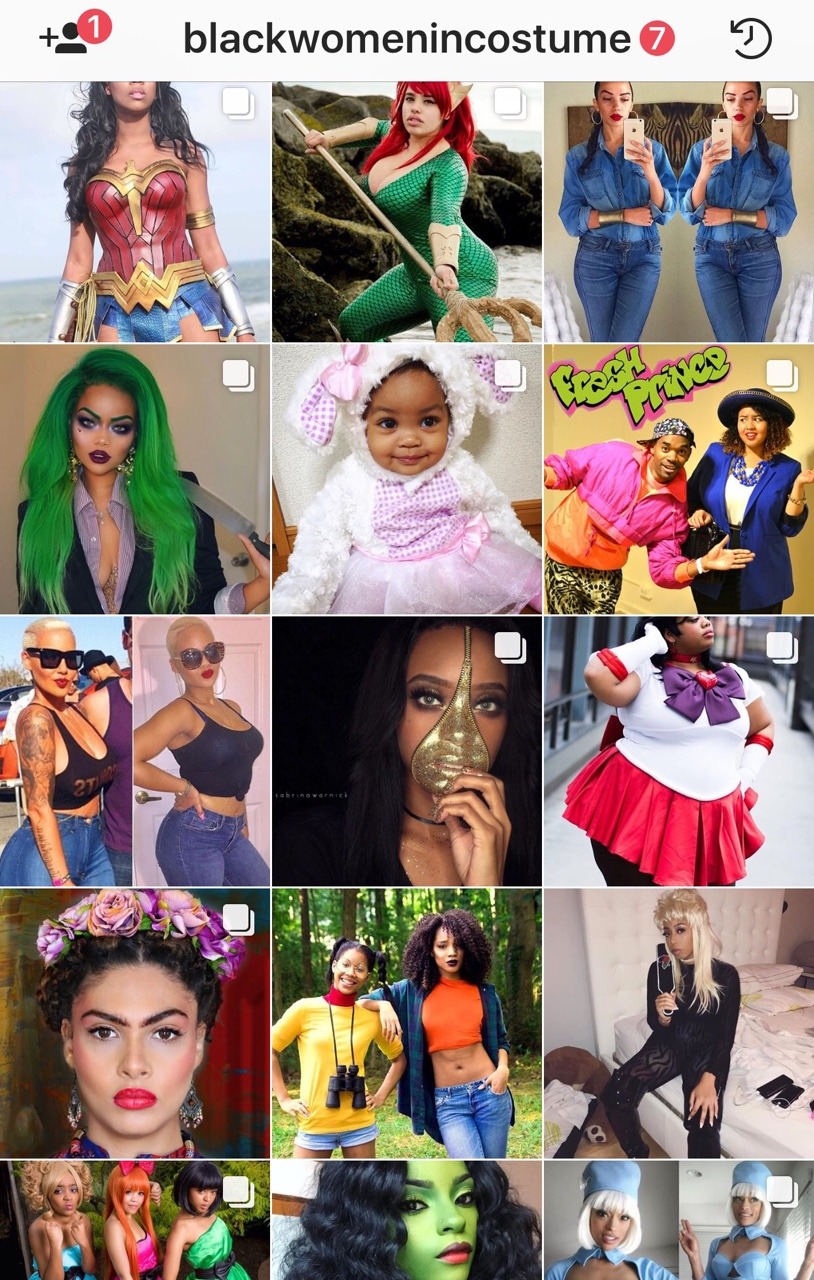 Black Women in Costume \u2014 I\u0027ve been posting photo sets on IG
