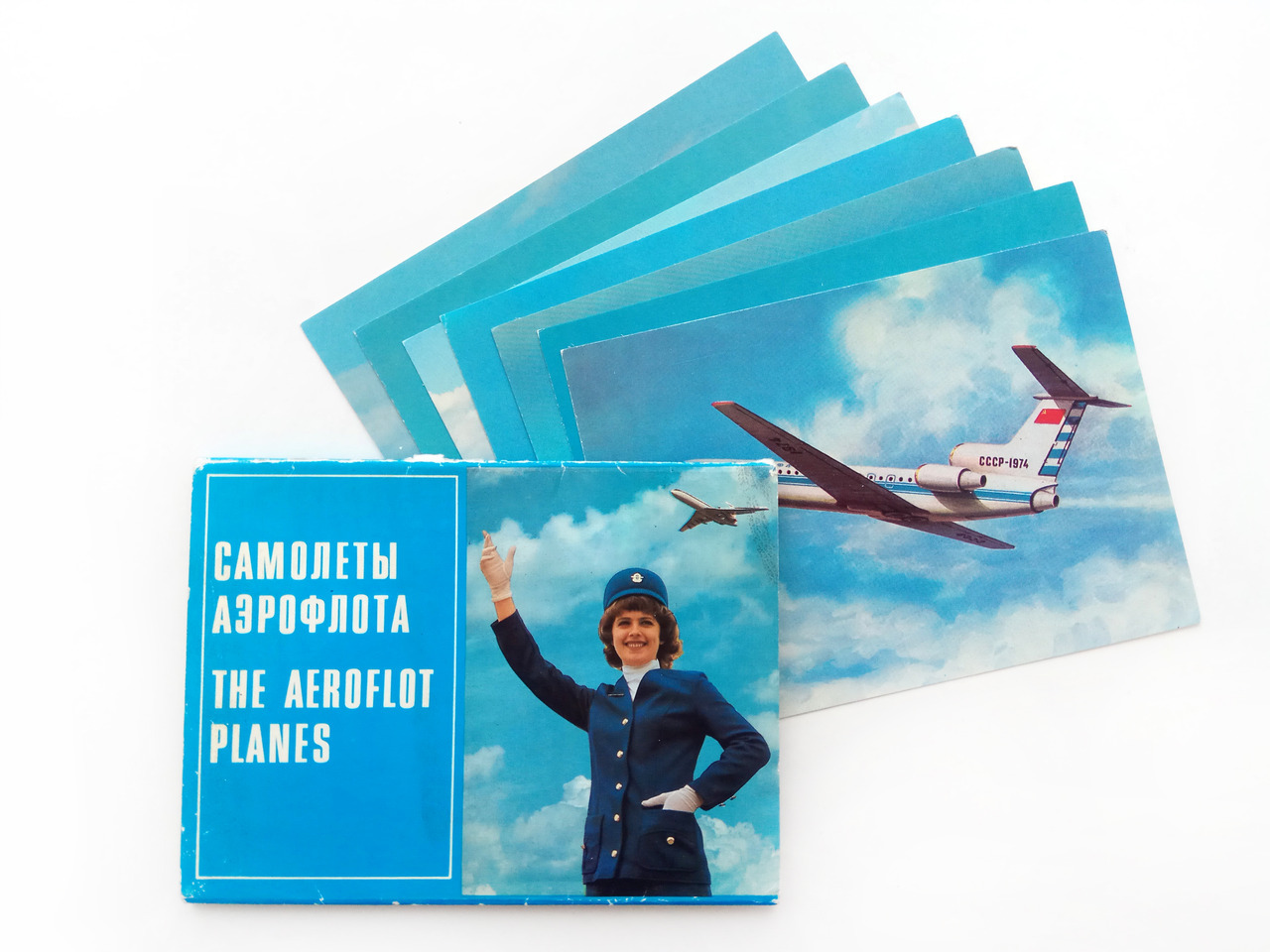 Aeroflot Planes, Soviet postcard set