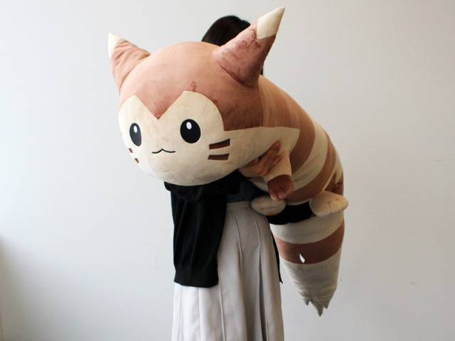 pokemon furret neck pillow