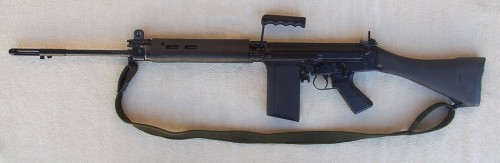 zsuki:Cold War 7.62x51 NATO caliber battle rifles (from top to...