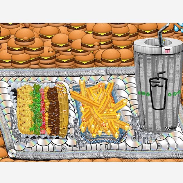 shakeshack: “ Shout-out to Shack fan Jackson Leeds for the Shack-inspired emoji art. [Image: Jackson Leeds.] ” YUM.