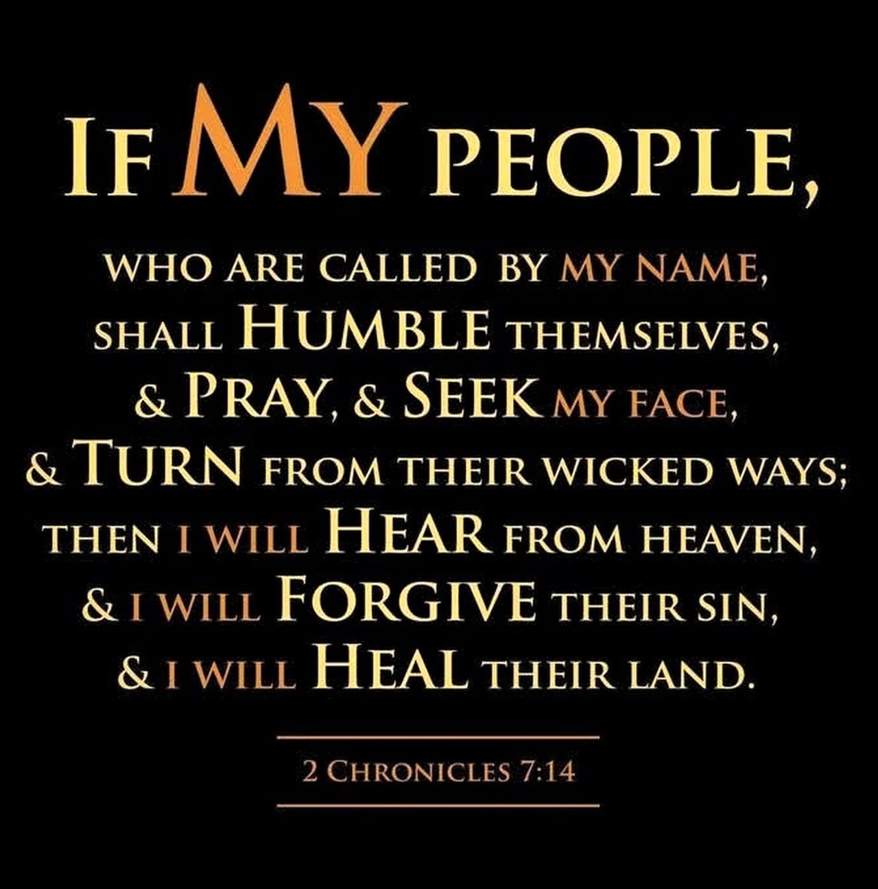 The Living 2 Chronicles 714 Kjv If My People