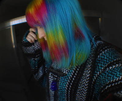 Multicolored Scene Hair Tumblr