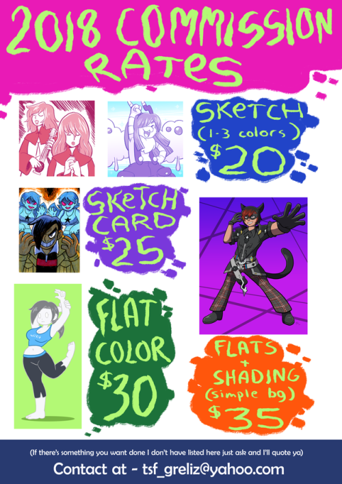 Updated my commission rates for the first time in a while!