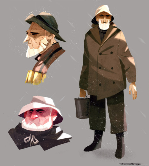 thibaultleclercq:Character Design I did for Age of Sail, a...