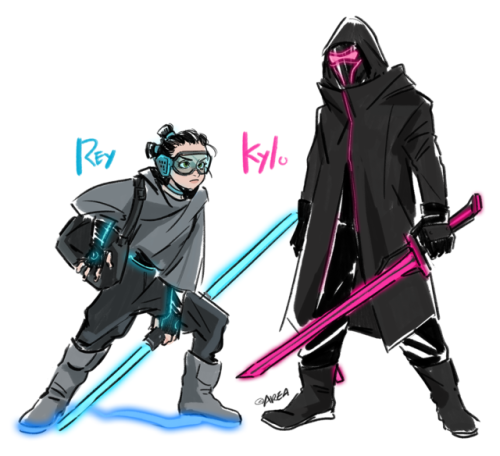 im-area:cyberpunk starwars doodle 01