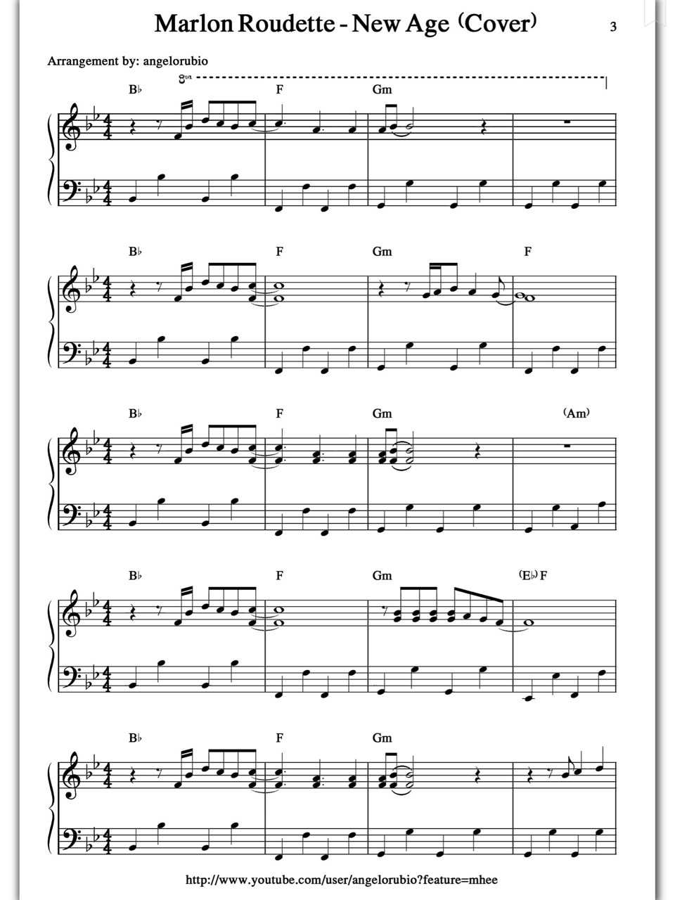 sheet online reddit music Sheet (Piano Piano â€” New  Marlon Roudette Age  Sheet Music