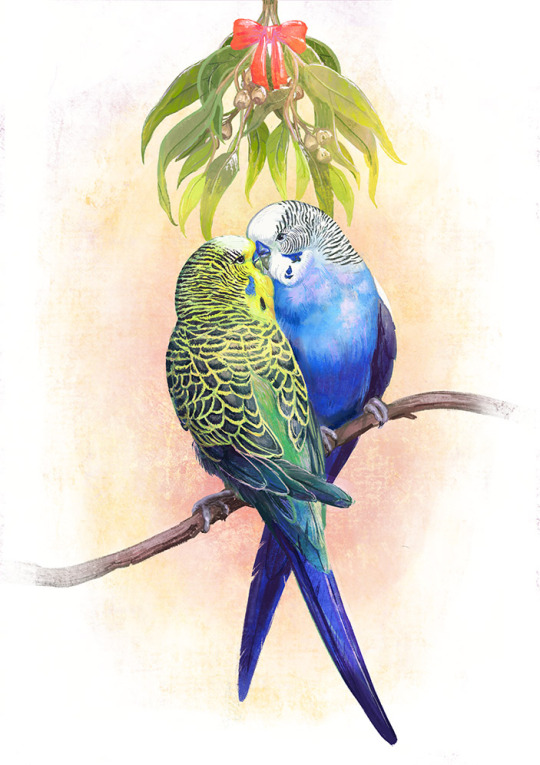 Painting illustrations for my art table at PetExpo and I just realised these two should probably be on opposite ends of the...