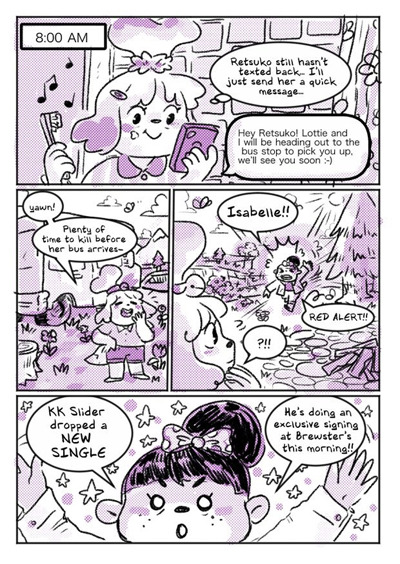 Retsuko Crossing fan comic ⊟ Comic artist Megan... - Tiny ...