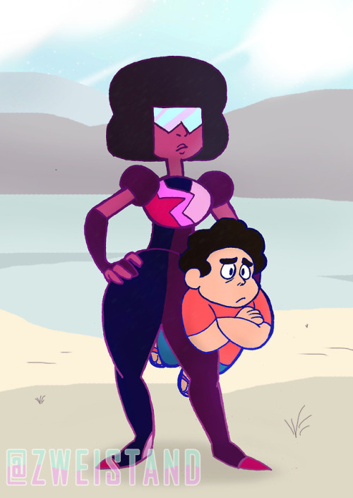 neinstand:Steven and Garnet for very first try ✧・ﾟ:*