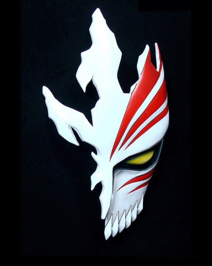 Секонд маск. 1 Маска Ичиго. Маска из блича. Маска с шипами Блич. Ichigo Hollow Mask.