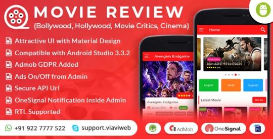 Android Movie Review App (Bollywood, Hollywood, Movie Critics, Cinema) v1.0 Nulled