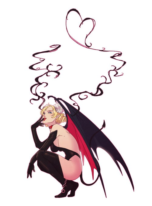 oeilvert:catherine and katherine as succubus and lilim from...