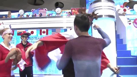 maple-penny:Kaitlyn Weaver & Andrew Poje being the...