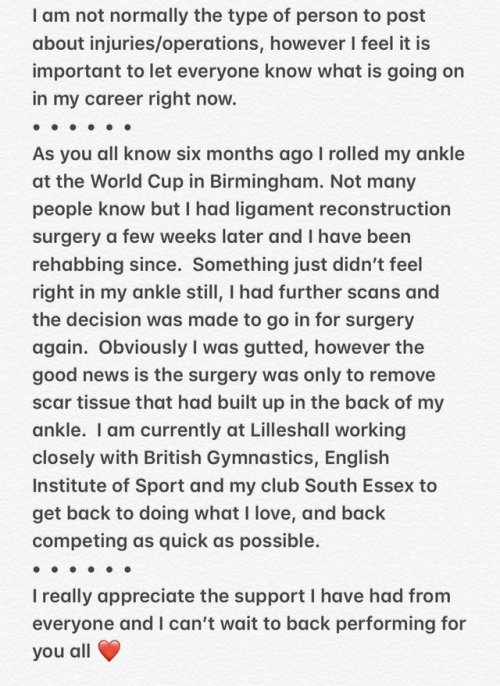 maxwhitlocksupporters:Amy injury update :( Get well soon...