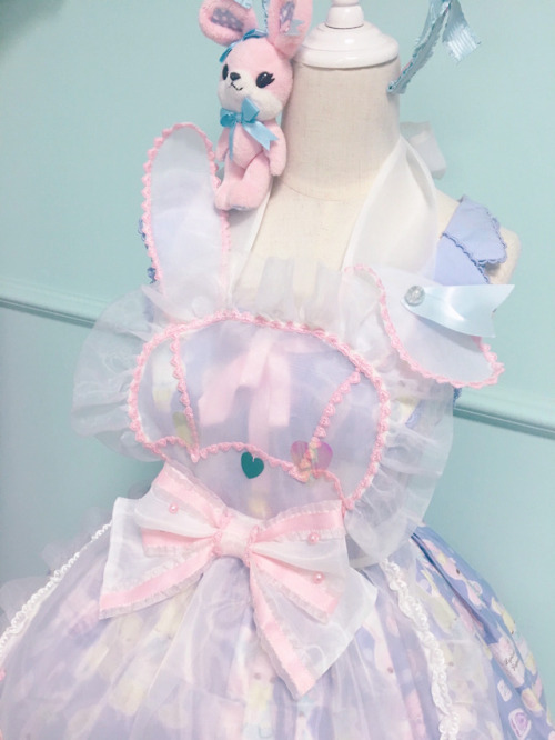 yumekawa-updates:Dreamy Bunny Apron by Fluff Mollie Girls 