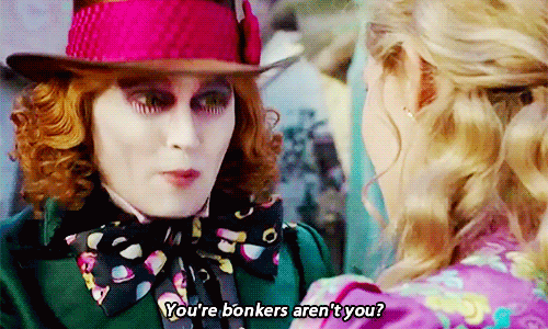 Image result for alice through the looking glass gifs