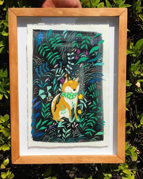 I am always late buut here’s a shiba I painted for Giant Robot’s...