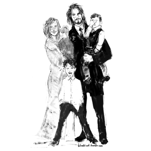 blvnk-art:Official picture of Potter Family during Ministry’s...