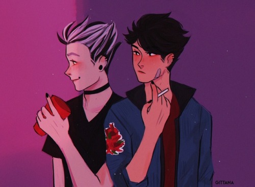 gittana:bokuroo: party aesthetic.