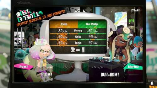 splatoonus:The Splatfest results are in, and Team Pulp...