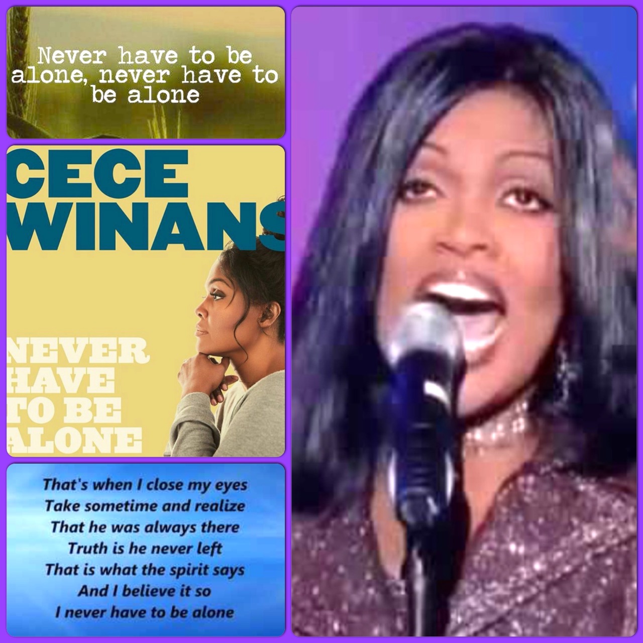 cece winans never have to be alone mp3