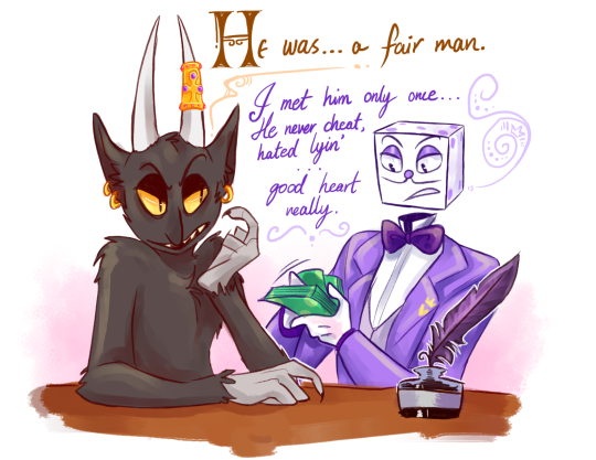 What do King Dice and the Devil think of Elder Kettle/ how is Cupheads and  Mugmans relationship with him? – SpaceAceKaiju Tumblr