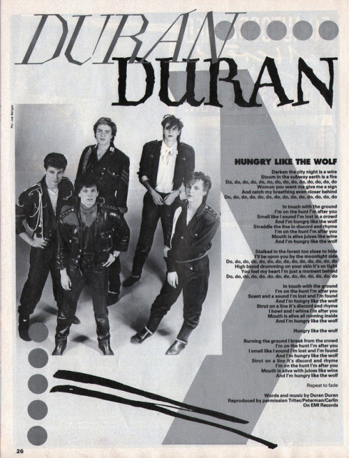 duran duran rio lyrics