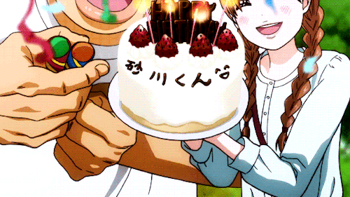 anime birthday cake | Tumblr