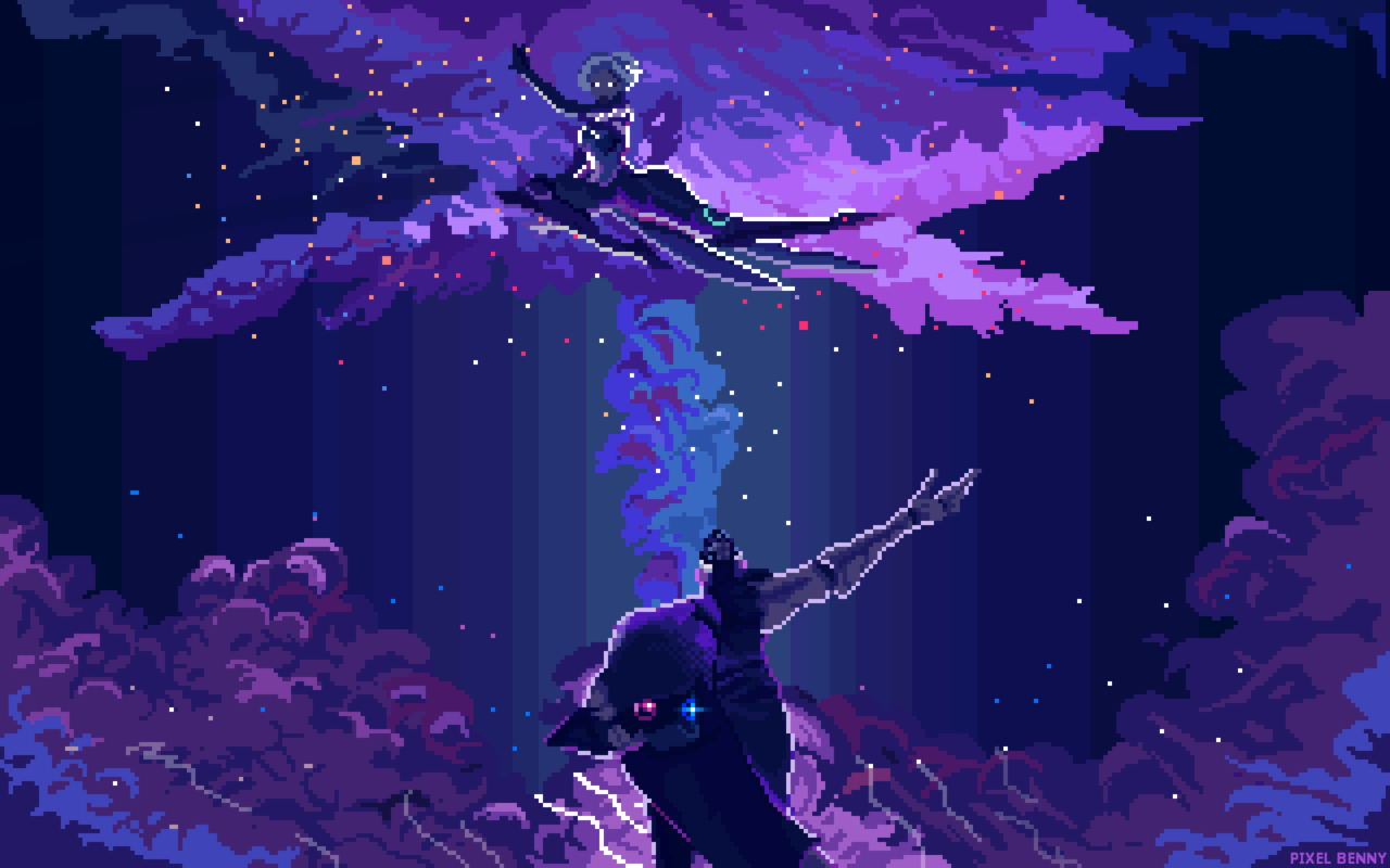 Pixel Benny League Of Legends Awaken Jhin And Camille Pixel Benny League Of Legends Awaken Jhin And Camille