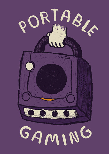 nintendo nintendo gamecuve gamecube gaming Louis Roskosch art