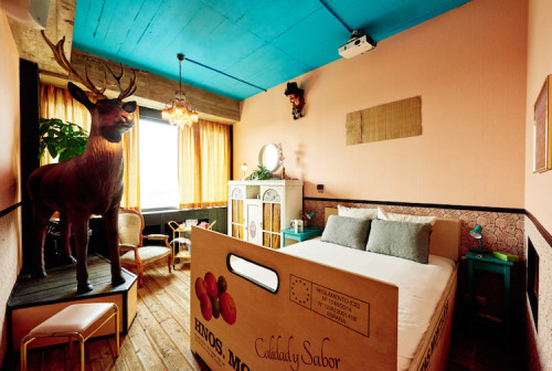 Amsterdam’s Volkshotel commissioned nine designers to...