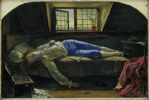 da-da-is-m:Henry Wallis - The Death of Chatterton, 1856Sam...