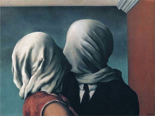 magrittee:Rene Magritte - The Lovers I and II (1928)Happy...