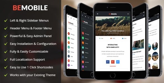 Be Mobile Theme v1.5 – Mobile WordPress Theme Nulled