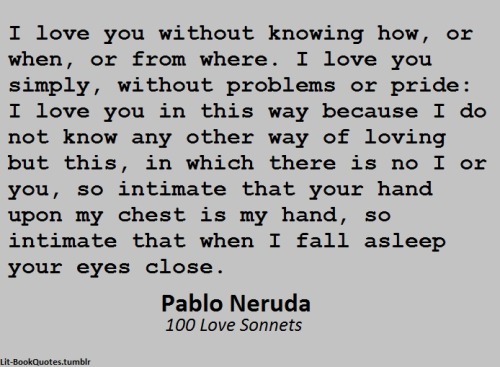 100 love sonnets on Tumblr