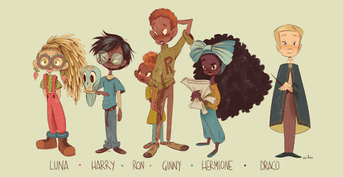 artbyg7:Some Harry Potter characters