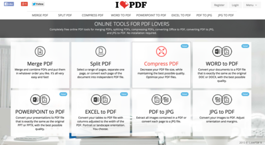 free online pdf compression cnet