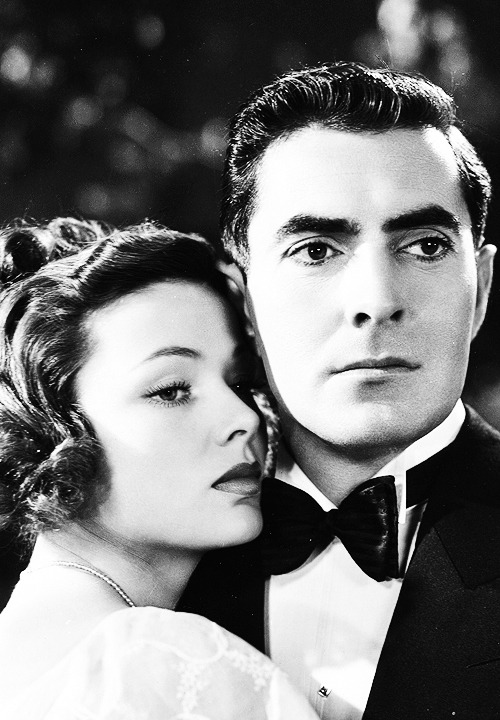 egodeath100:Gene Tierney & Tyrone Power in The Razor’s Edge...