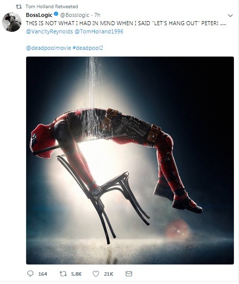 misseabutterfly:Wow Tom Holland just retweeted this!