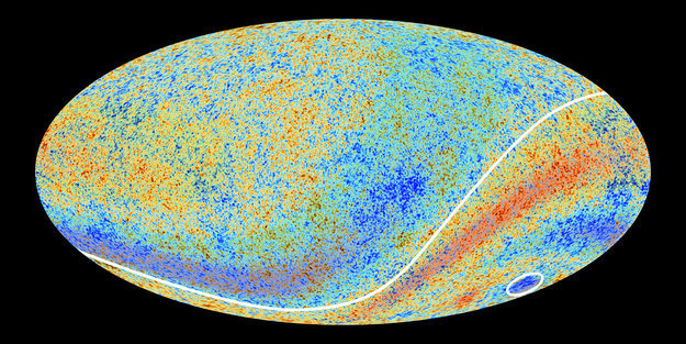 Science Visualized • SKY MAP OF THE COSMIC MICROWAVE BACKGROUND: THE...