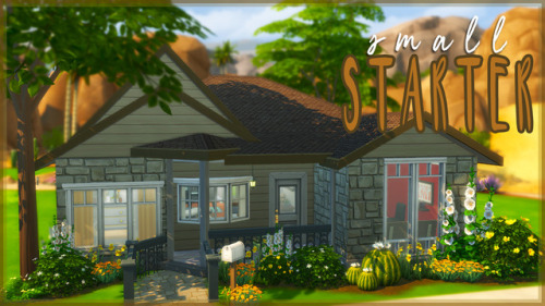 The Sims 4 Starter House Tumblr