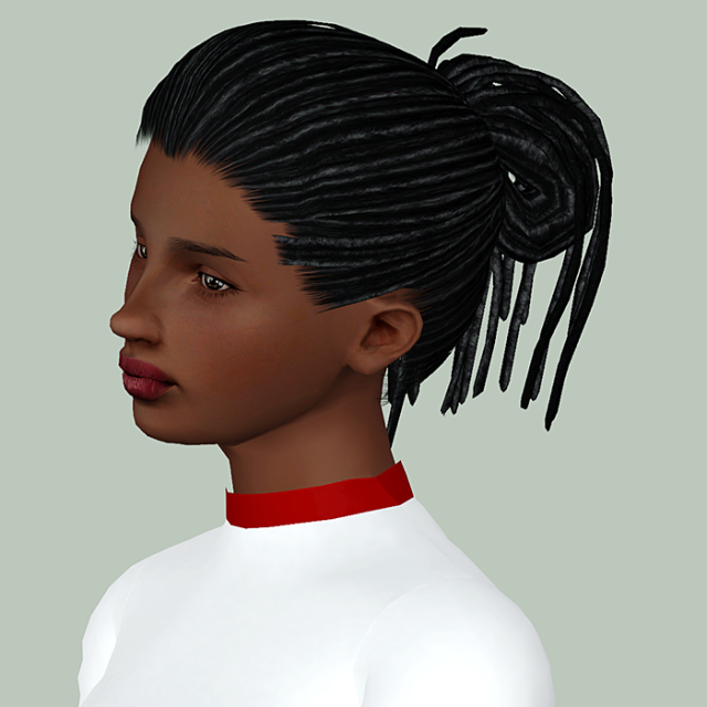 Sims 4 Braid Bun