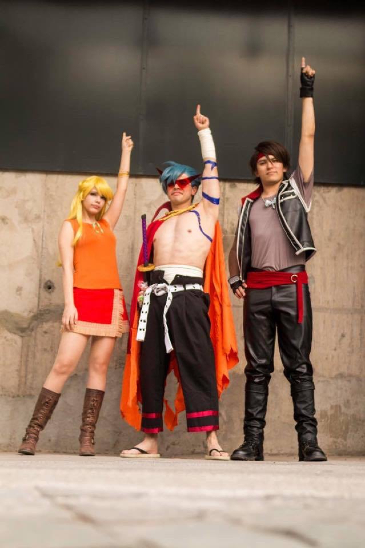 Untitled — Kamina, Orphen and Cleo will pierce the moon!!!...