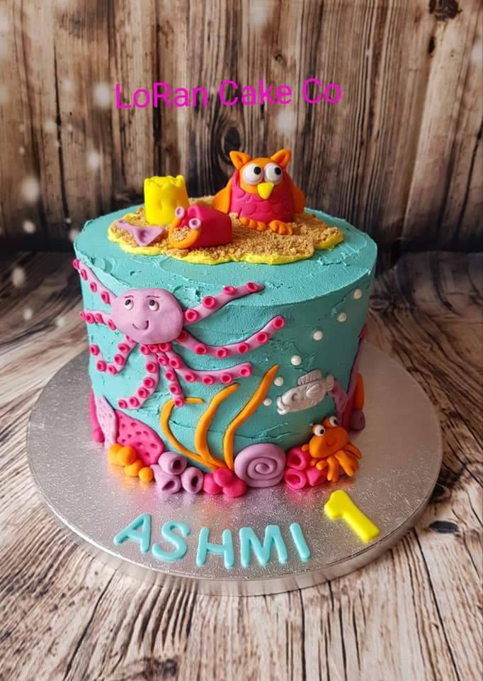 Loran Cake Toppers Cake Cupcake Decorations Sea Beach