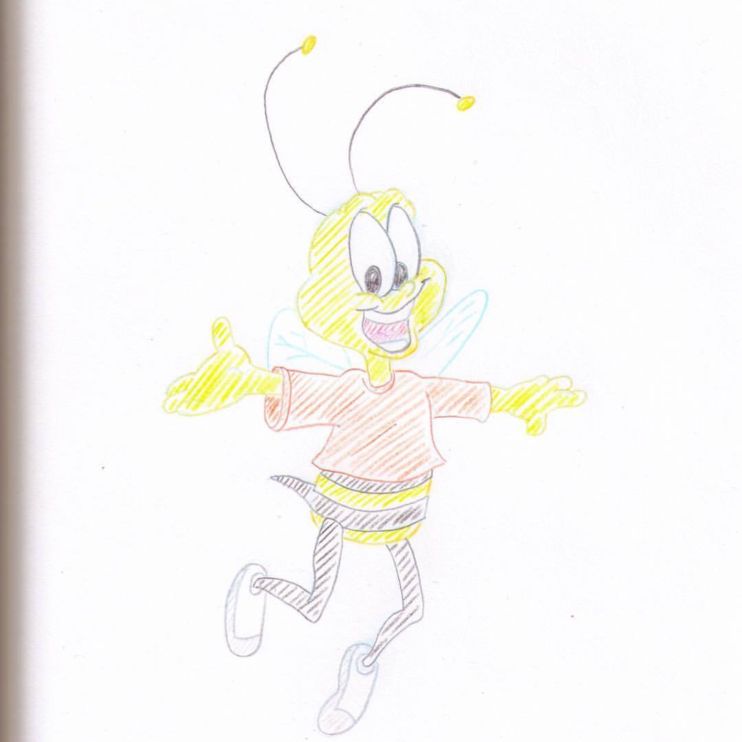 Untitled — Honey Nut Cheerios’ Buzz the Bee. Fun Fact: Just...